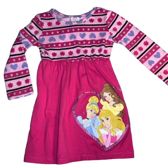 Disney Other - Disney Princess long sleeve dress, Sleeping Beauty Cinderella Belle 24 month